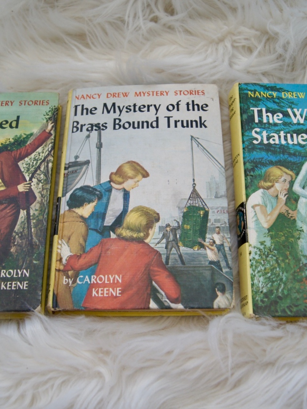 Vintage Nancy Drew Books Mystery Stories Lot of 3 - The Whispering Statue